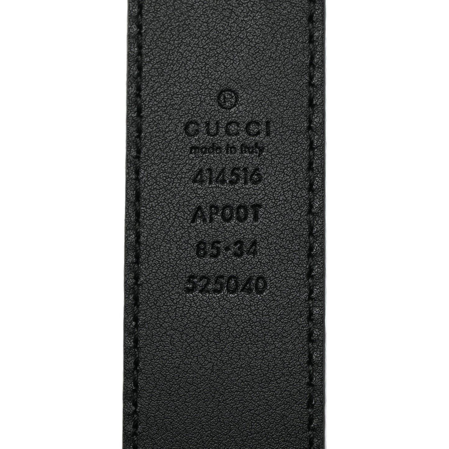 Calfskin Double G 30mm Belt 85 34 Black