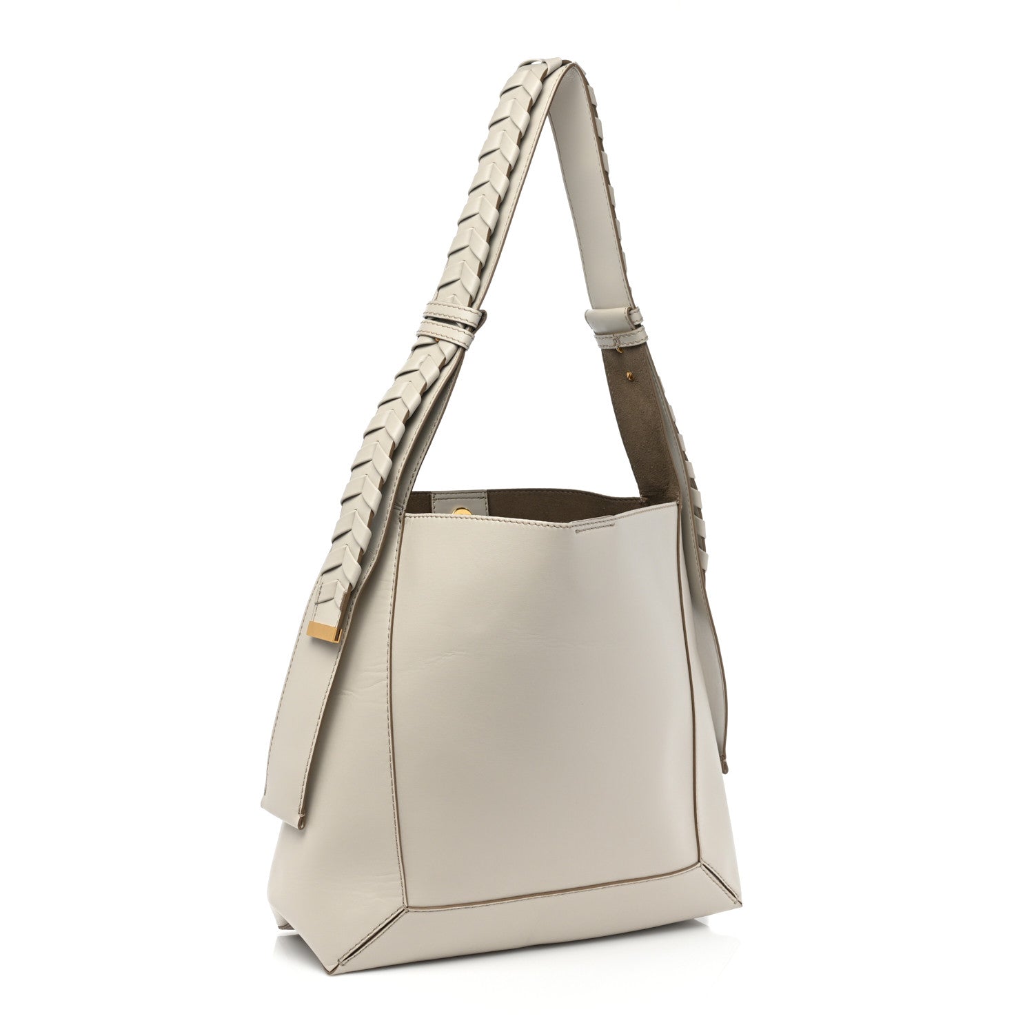 Stella McCartney Alter Nappa Braided Shoulder Bag Clay 2 of 9