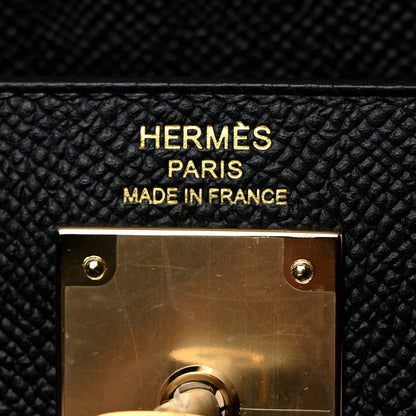 Hermes Epsom Kelly Sellier 28 Black 6 of 11