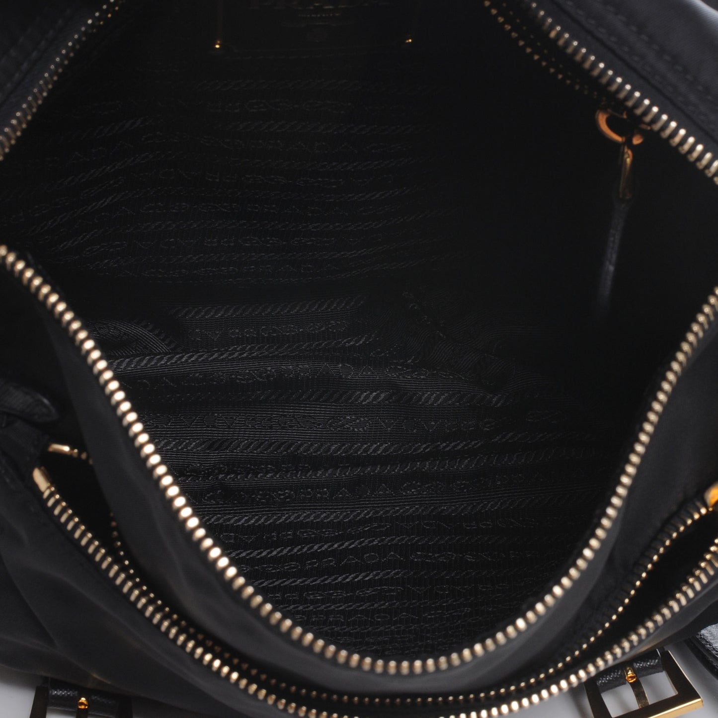 Tessuto Nylon Messenger Bag Black