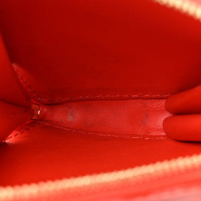 Louis Vuitton Vernis Heart Coin Purse Orange Sunset 5 of 11