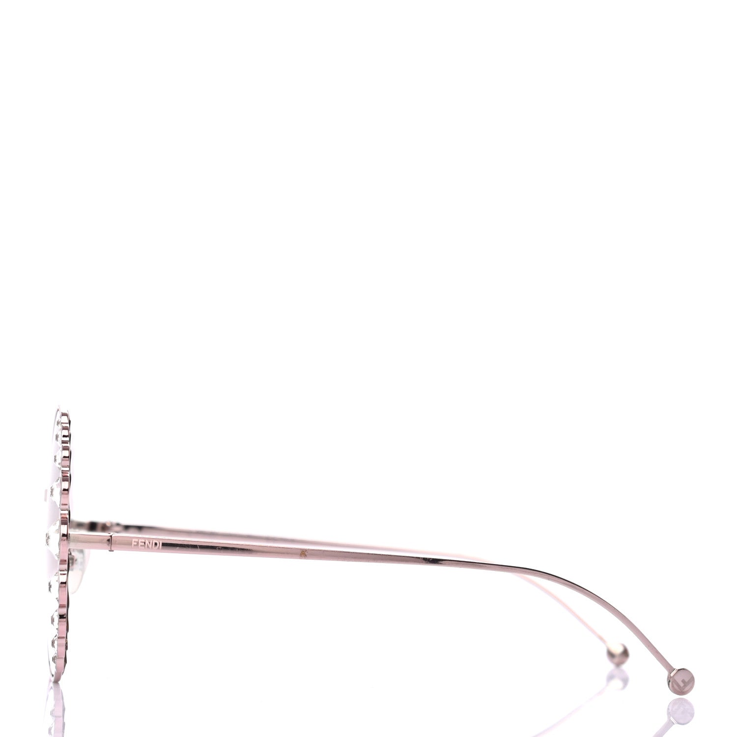Fendi Crystal Sunglasses FF 0324/S Rose Gold 3 of 6