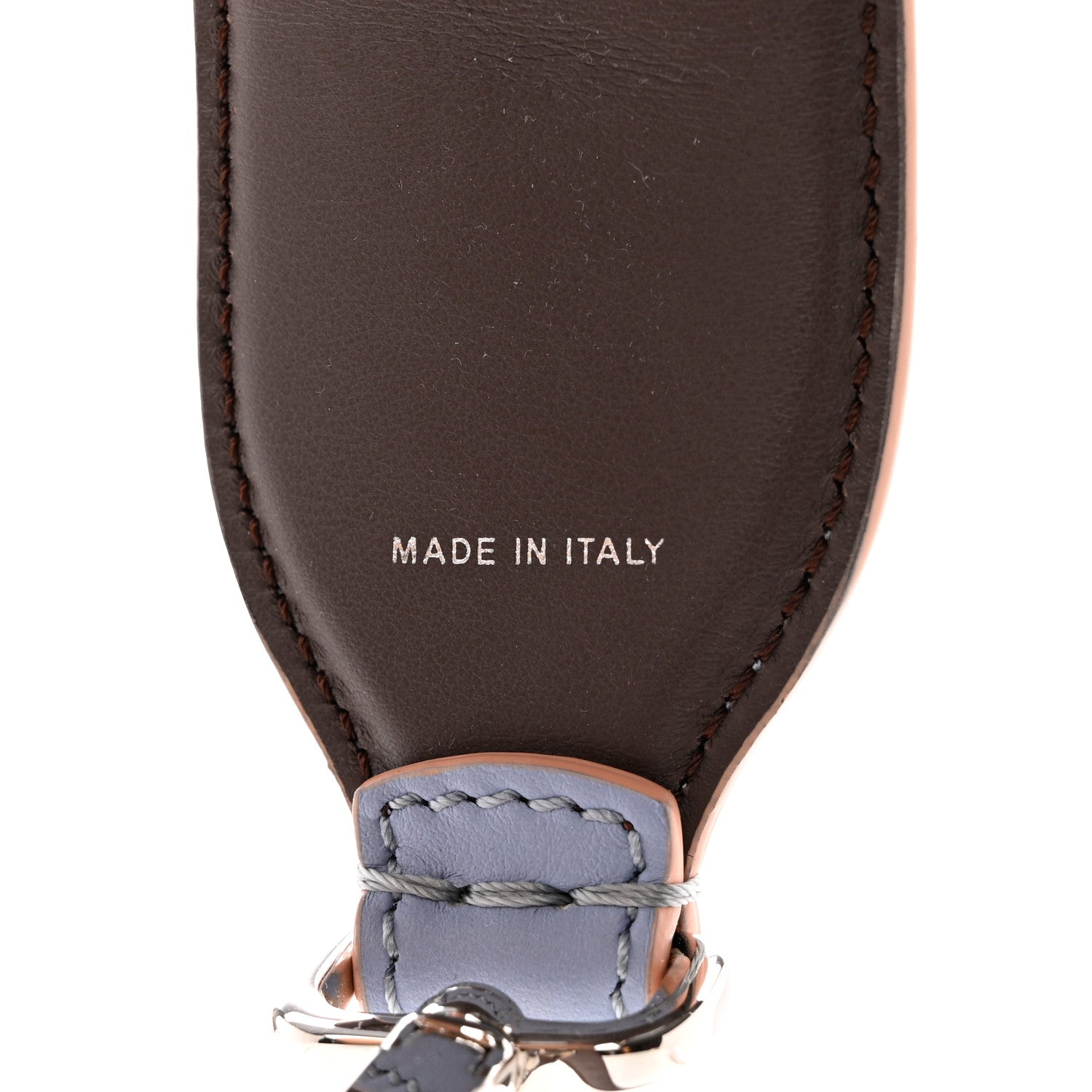 Fendi Vitello Century Plexiglass Bi-Color Studded Strap You Azzurro Sky Multicolor 3 of 4