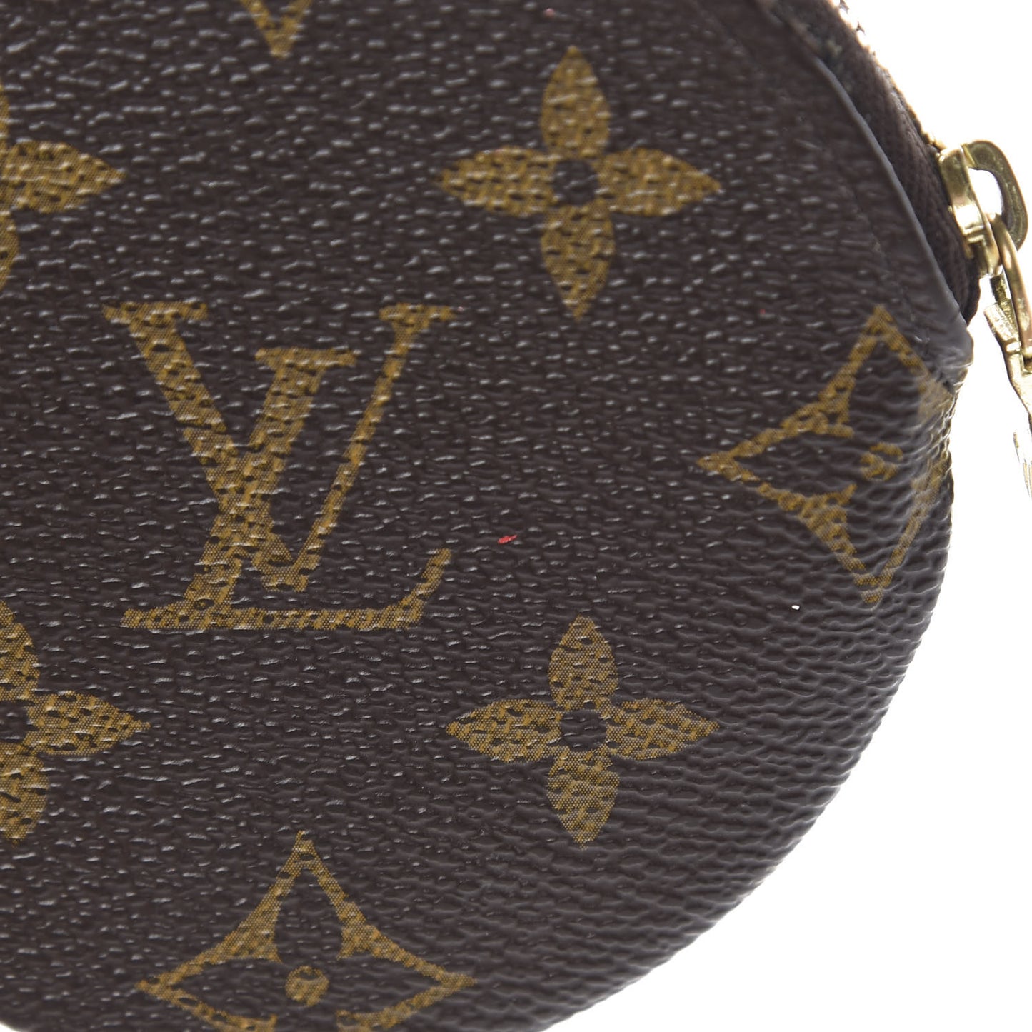 Monogram Round Coin Purse