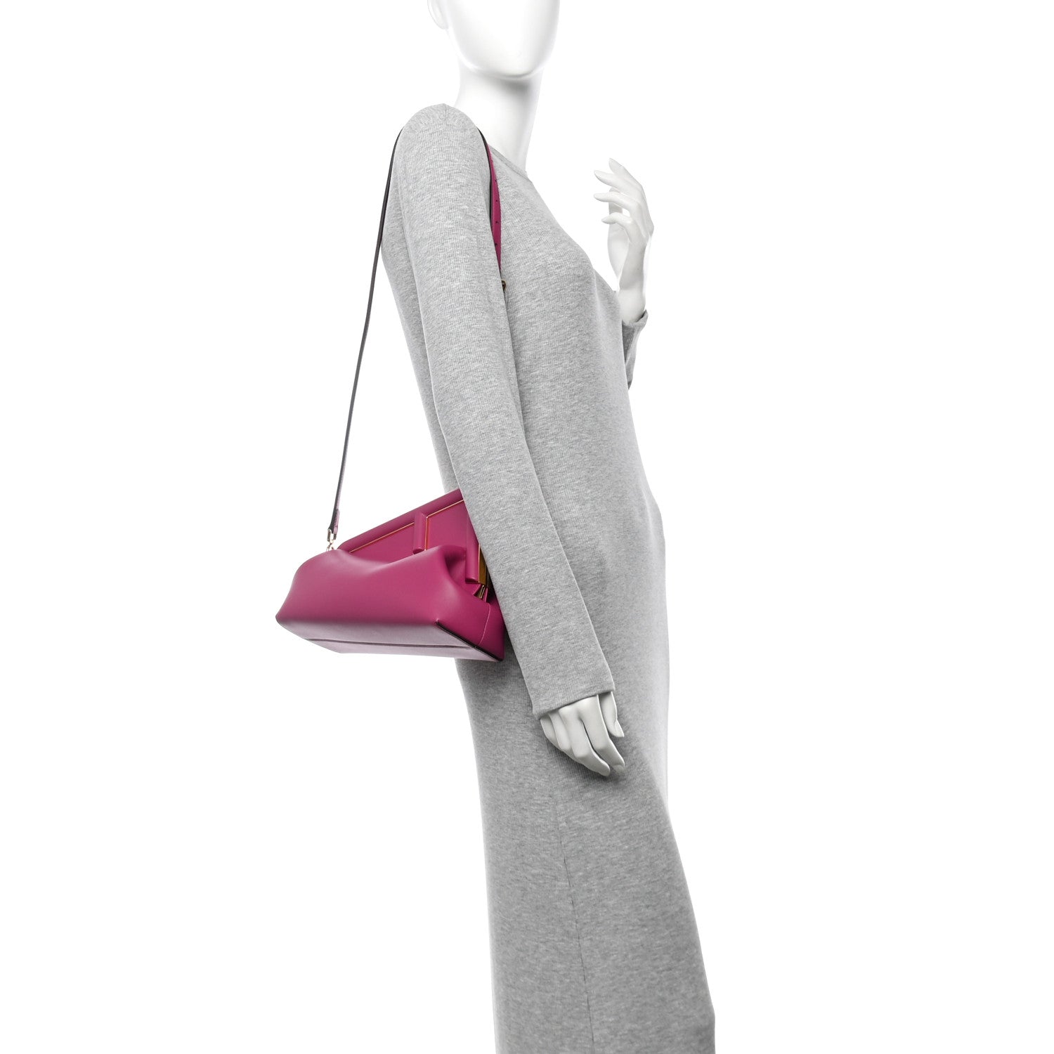 Fendi Shiny Nappa Midi Fendi First Ciclamino Pilar 2 of 12