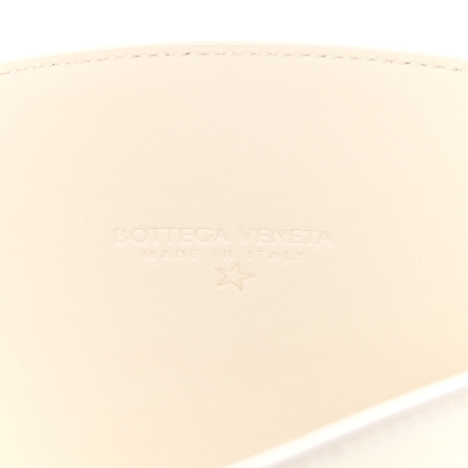 Bottega Veneta Brushed Calfskin Cradle Fold Over Shoulder Bag White Parakeet 6 of 13