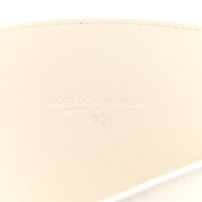 Bottega Veneta Brushed Calfskin Cradle Fold Over Shoulder Bag White Parakeet 6 of 13