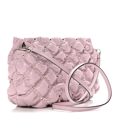 Valentino Garavani Nappa Spikeme Clutch Rose Quartz 3 of 10