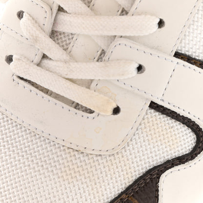 Louis Vuitton Calfskin Monogram Run Away Sneakers 38.5 White 17 of 21