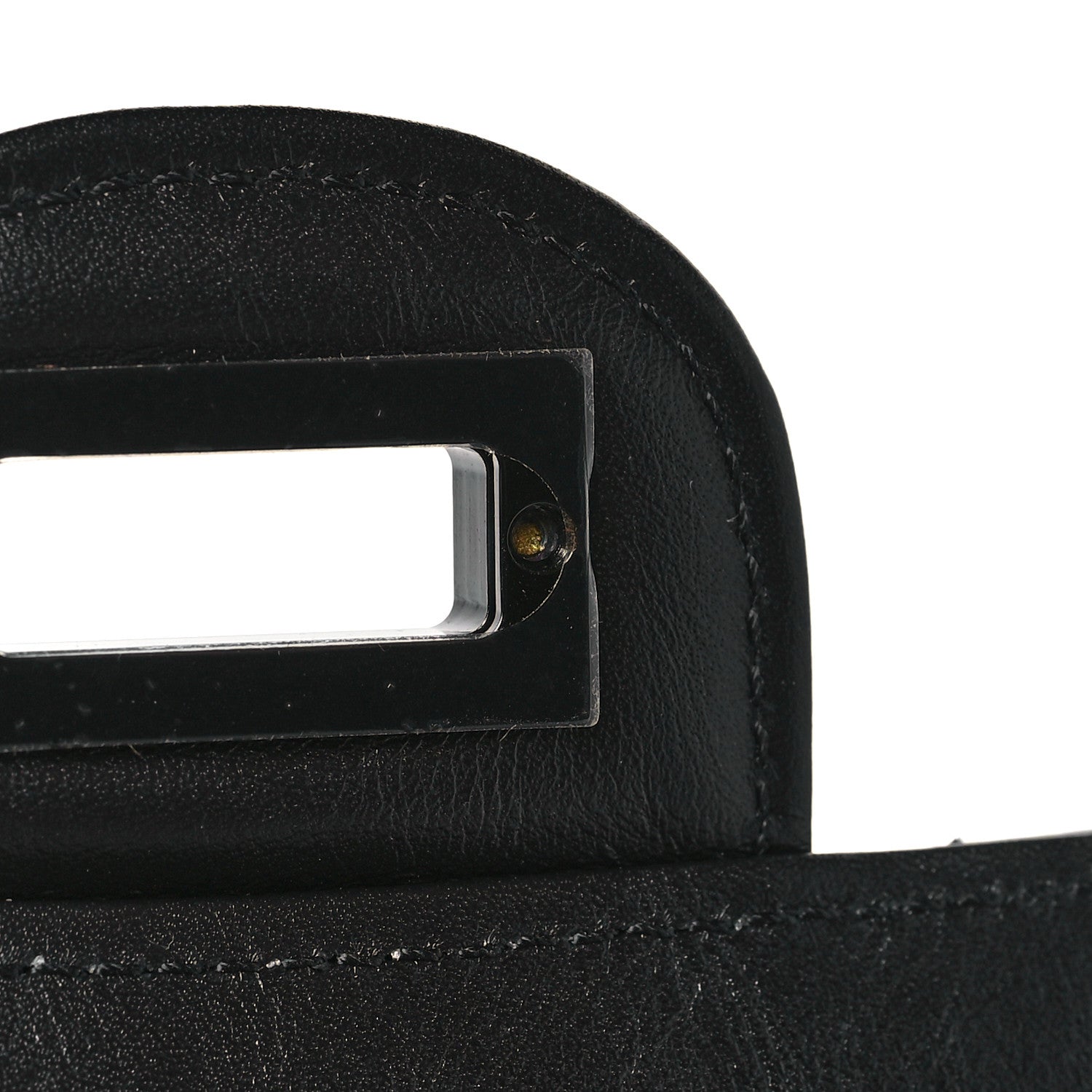Chanel Aged Calfskin Chevron Quilted 2.55 Reissue Mini Flap So Black 10 of 10