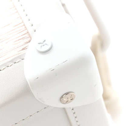 Louis Vuitton Calfskin PVC Epi Plage Soft Trunk Optic White 10 of 12