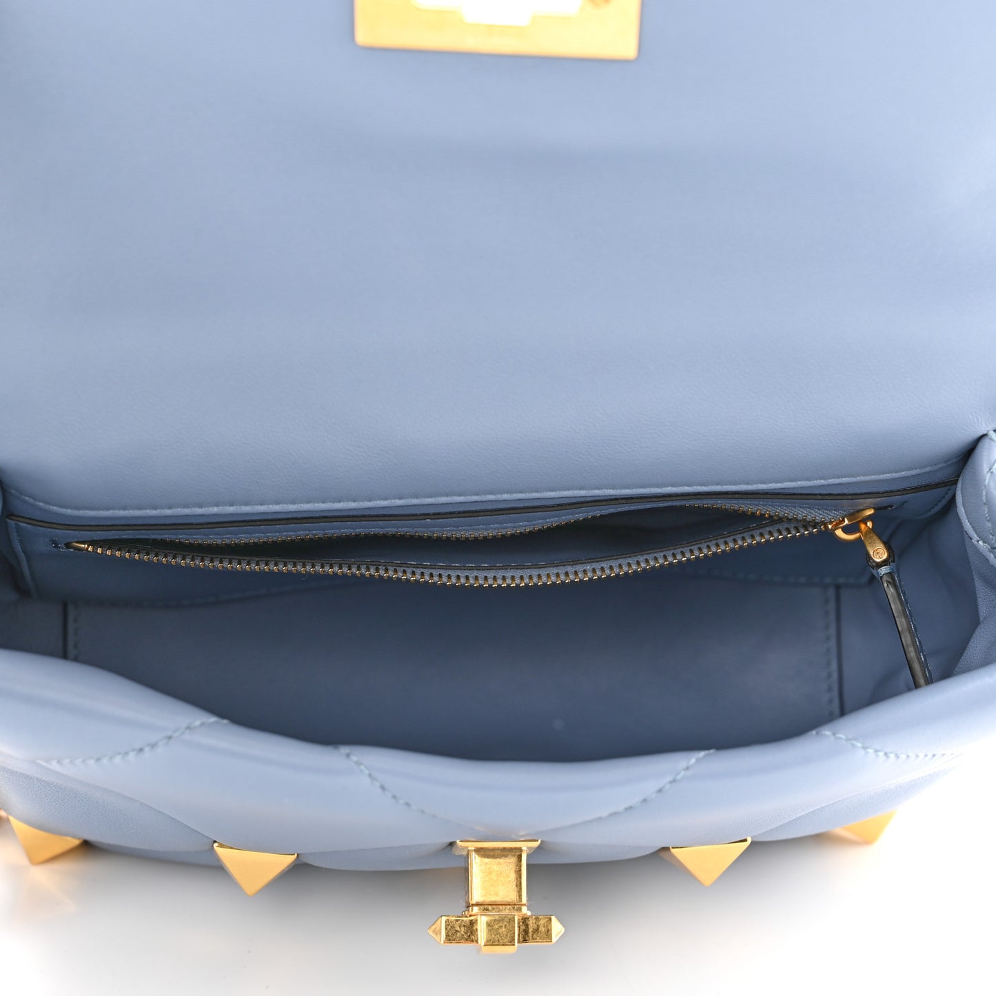 Nappa Medium Roman Stud Shoulder Bag Niagara
