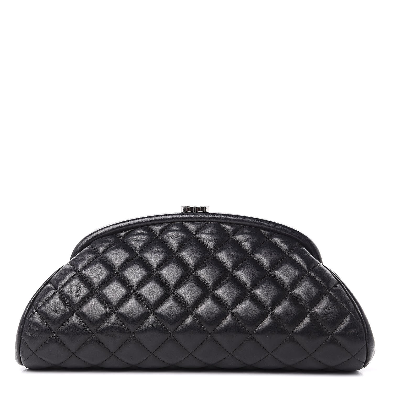 Chanel Lambskin Quilted Timeless Clutch Black 1 of 11