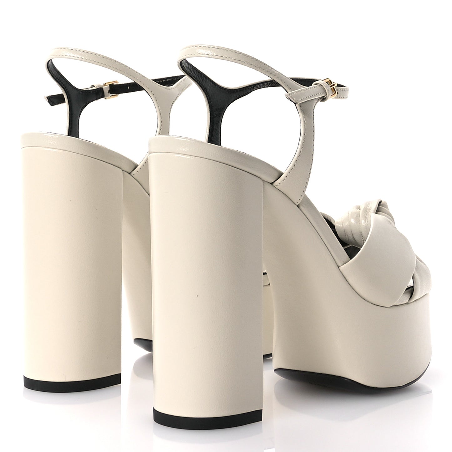 Vendome Bianca 85 Platform Sandals 35.5 Pearl