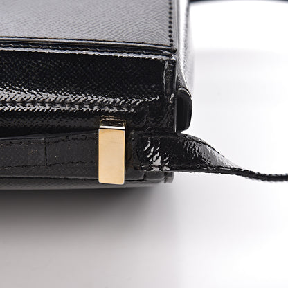 Givenchy Textured Patent Calfskin Mini Pandora Box Crossbody Bag Black 12 of 18