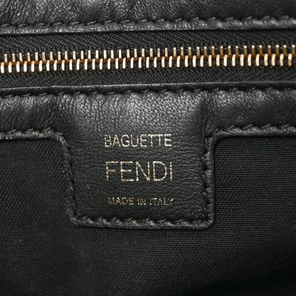 Fendi Nappa FF 1974 Embossed Baguette Black 6 of 10