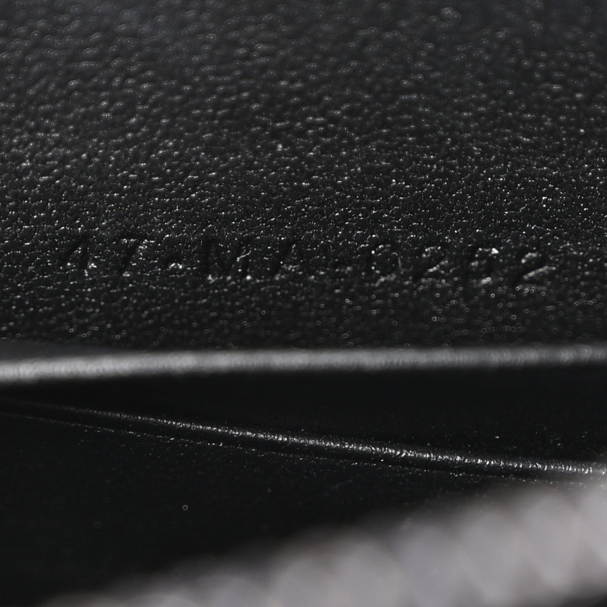 Christian Dior Calfskin Macrocannage Diamond Caro Zipped Pouch With Chain Black 8 of 12
