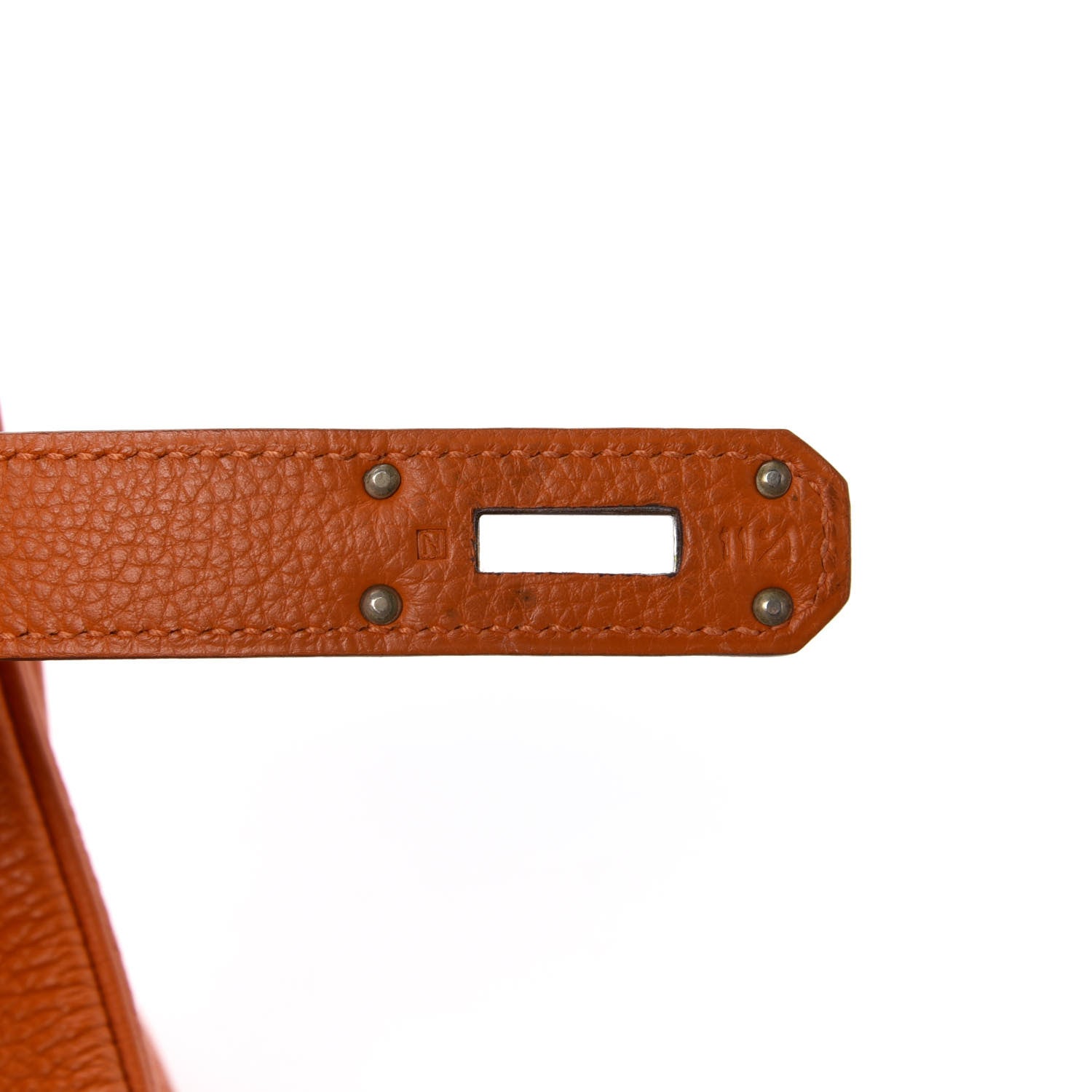 Hermes Togo Shoulder Kelly 40 Orange 9 of 10