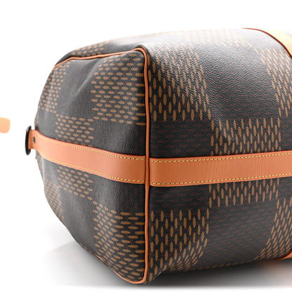 Louis Vuitton x Nigo Giant Damier Ebene Monogram Keepall Bandouliere 50 13 of 19