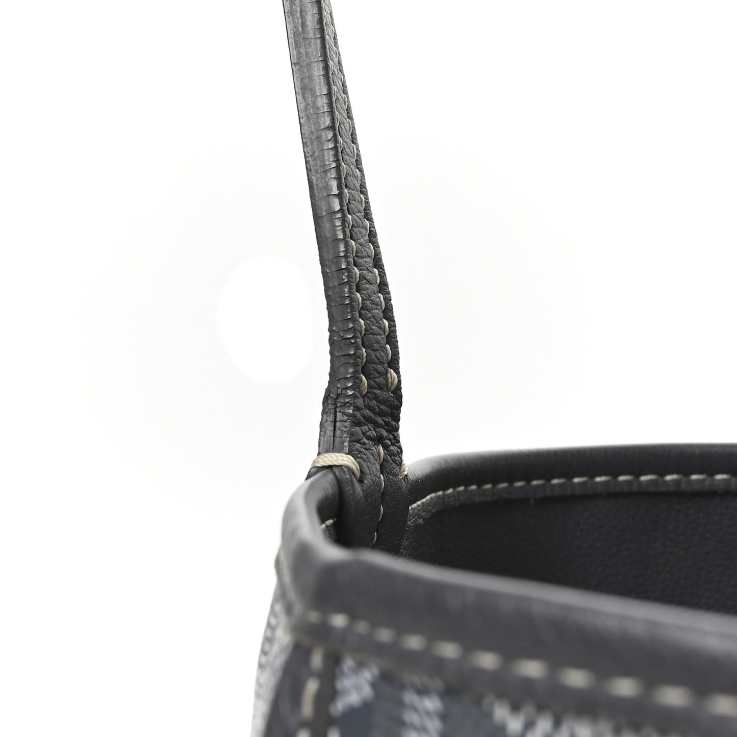 Goyardine Reversible Mini Anjou Grey