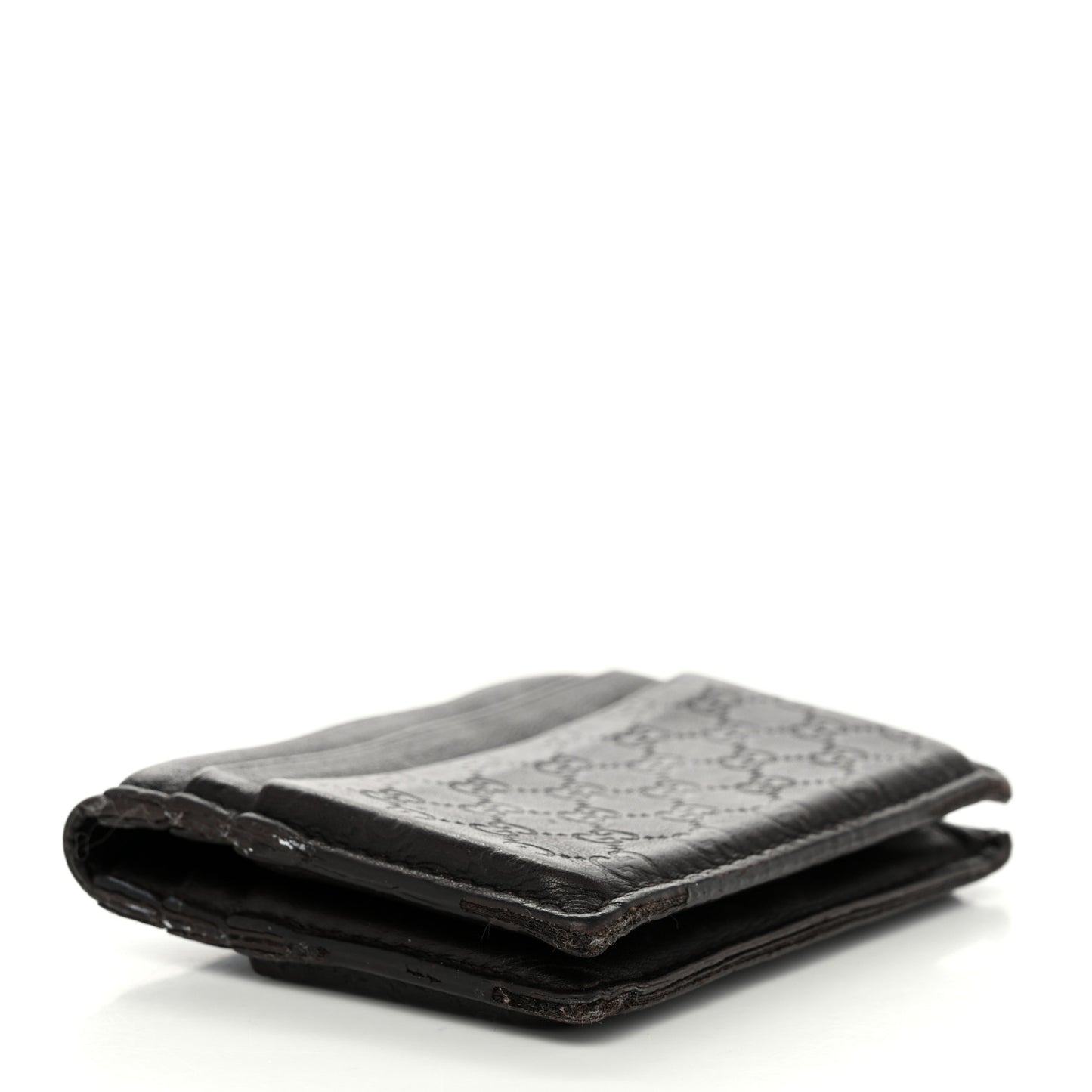 Guccissima Card Holder Brown