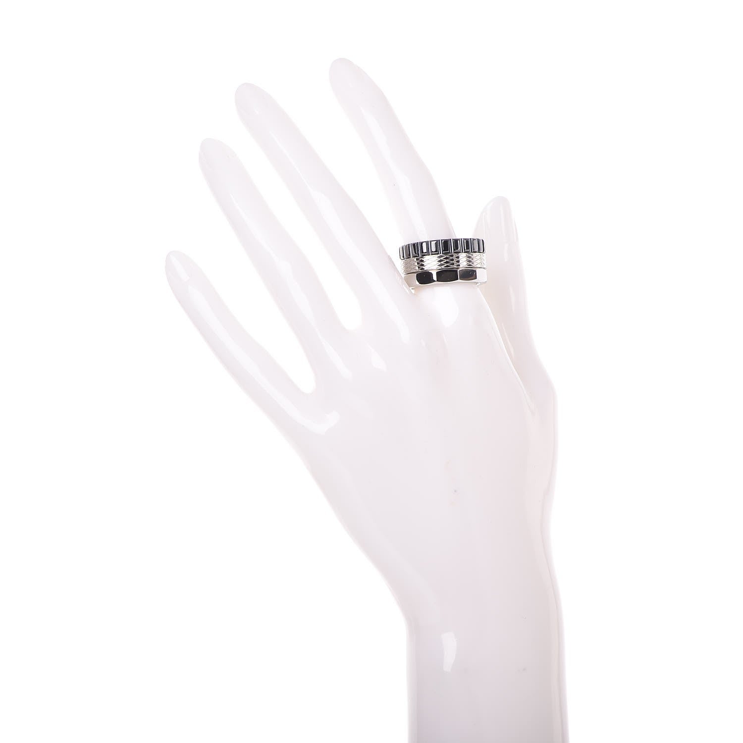 Tiffany Stainless Steel Titanium Paloma Caliper Ring 60 9 2 of 7
