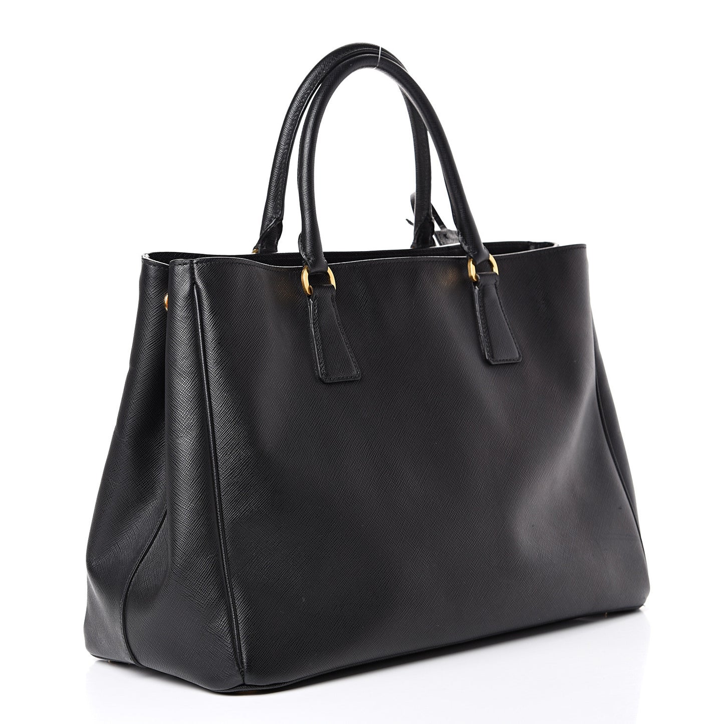 Saffiano Lux Large Tote Black
