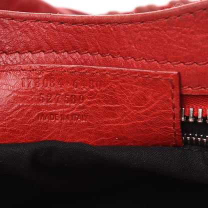 Balenciaga Agneau Giant 21 Silver Hardware City Rouge Coquelicot 6 of 17