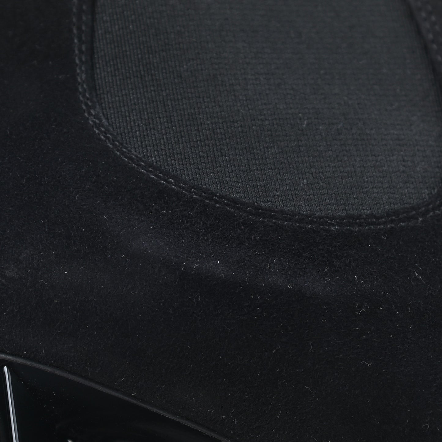 Suede Monogram Uniformes Cap Toe Chelsea 80mm Ankle Boots 40 Black