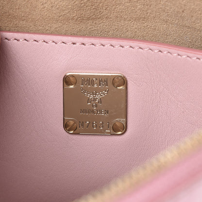 MCM Visetos Medium Millie Zip Crossbody Bag Soft Pink 6 of 11