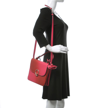 Versace Calfskin Medium DV One Satchel Pink Red 2 of 10