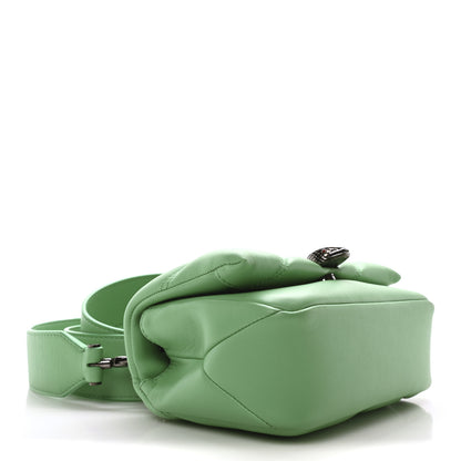Bulgari Calfskin Matelasse Mini Serpenti Cabochon Crossbody Bag Peridot Green 4 of 10