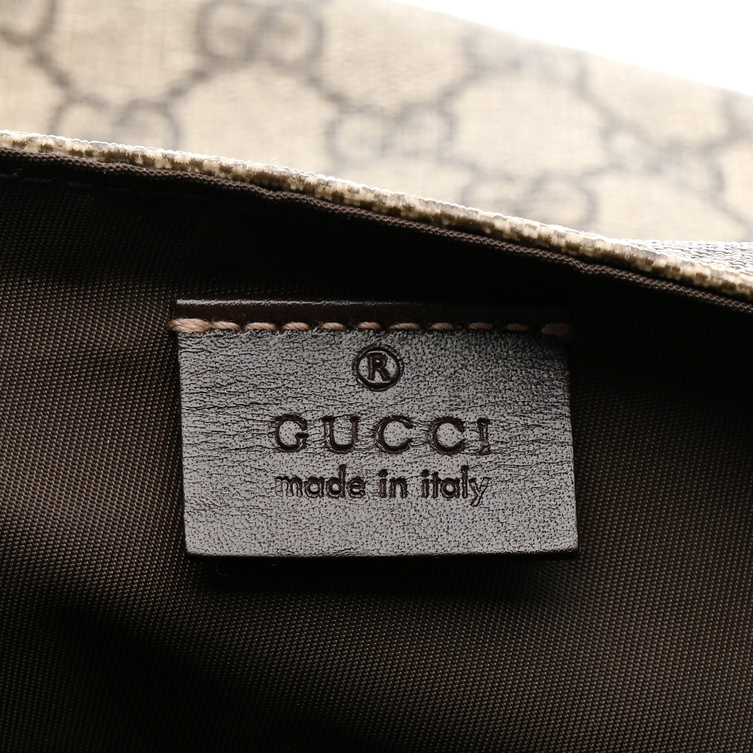 Gucci GG Plus Monogram Messenger Diaper Bag Dark Brown 6 of 11