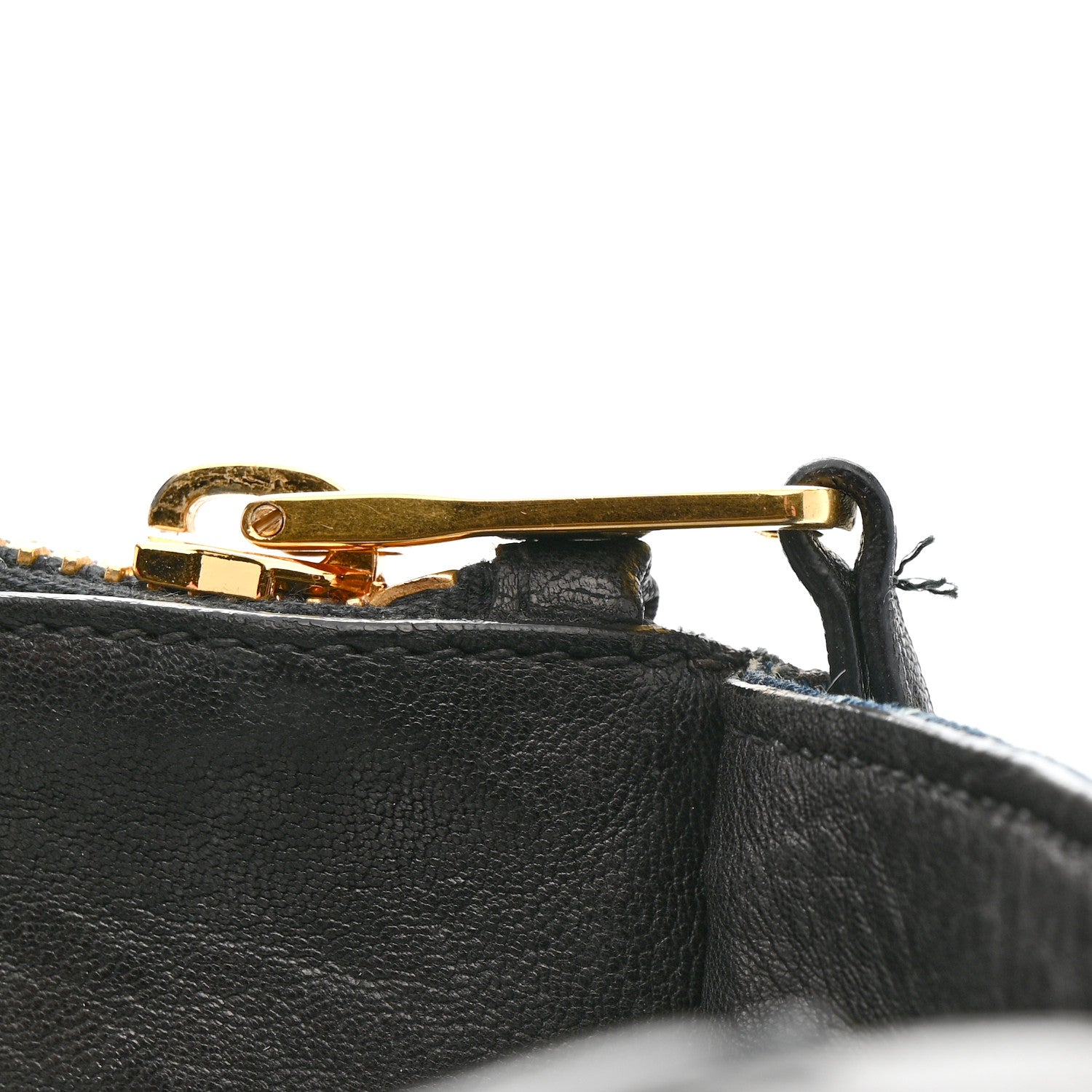 Miu Miu Denim Matelasse Biker Tote Avio 12 of 16