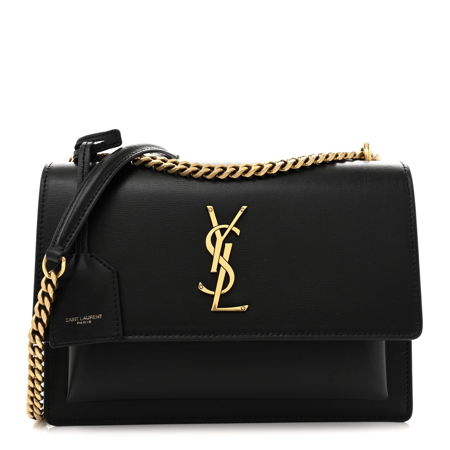 Saint Laurent Calfskin Medium Monogram Sunset Black 1 of 10