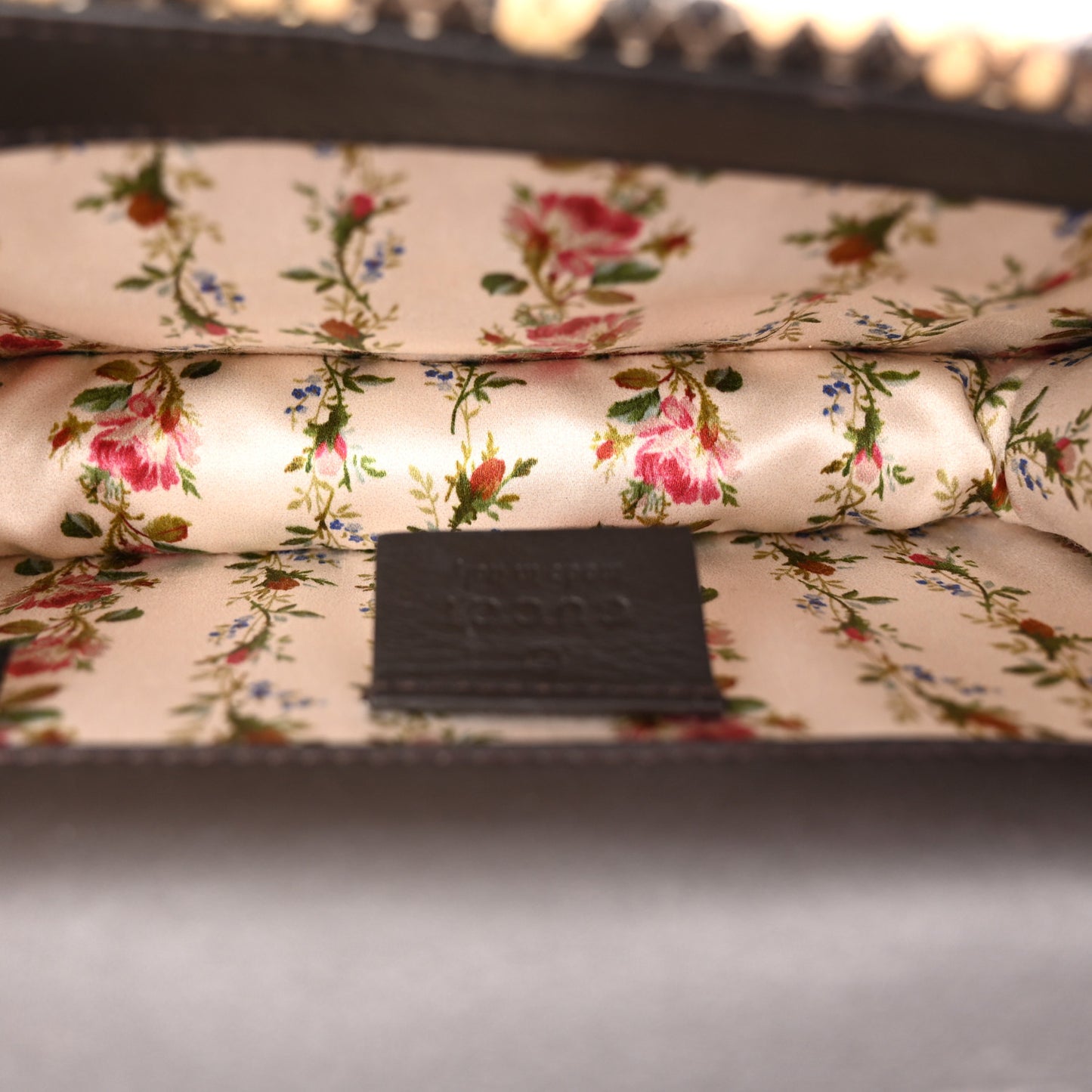 Python Crystal Mini Bee Broadway Shoulder Bag  Gold Cloud Butter Ivory Paradise Cloud