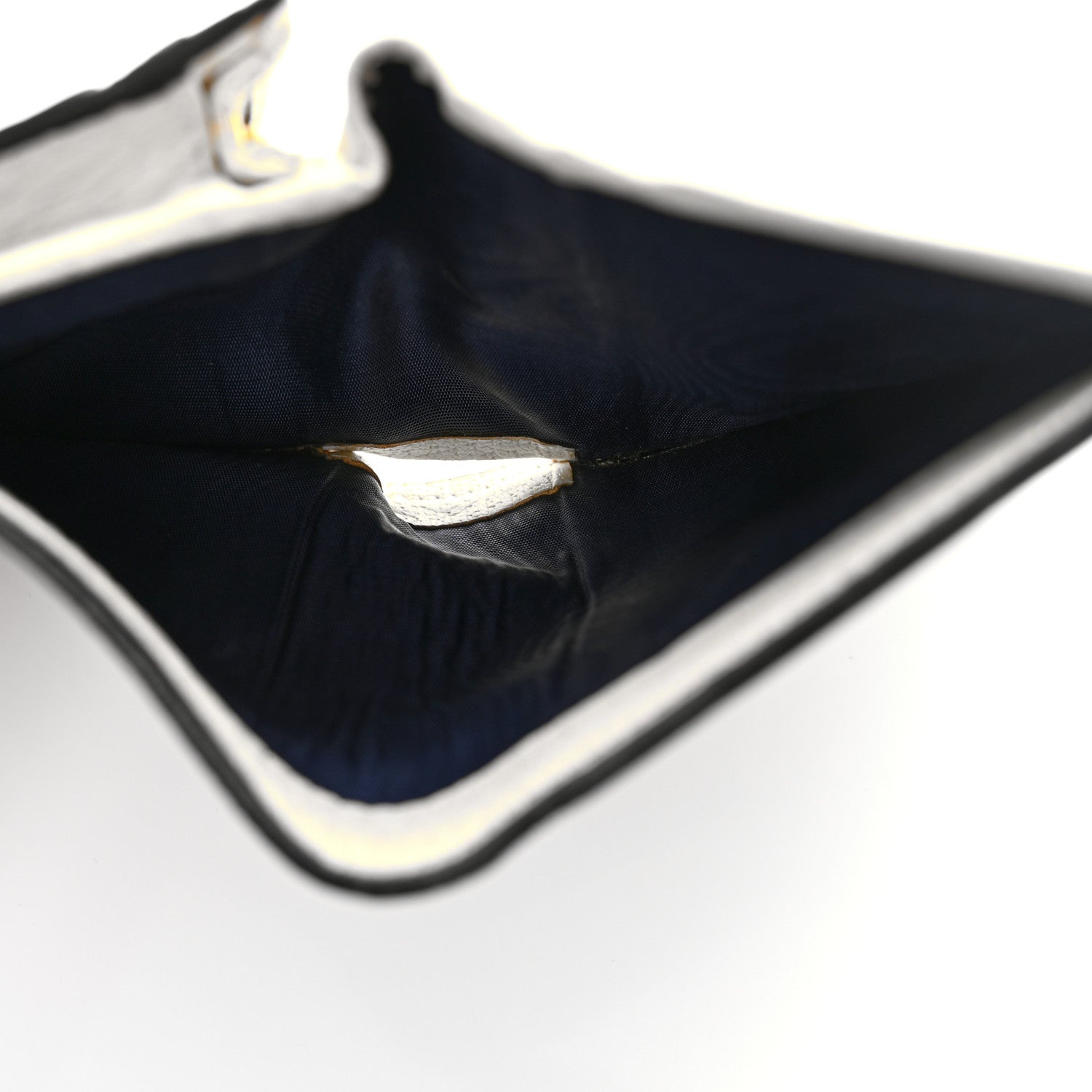 Gucci Textured Calfskin Web Ophidia Card Case Mystic White 6 of 11