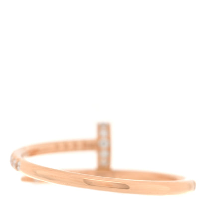 Cartier 18K Pink Gold Diamond Juste Un Clou Paved Ring 59 8.75 3 of 6