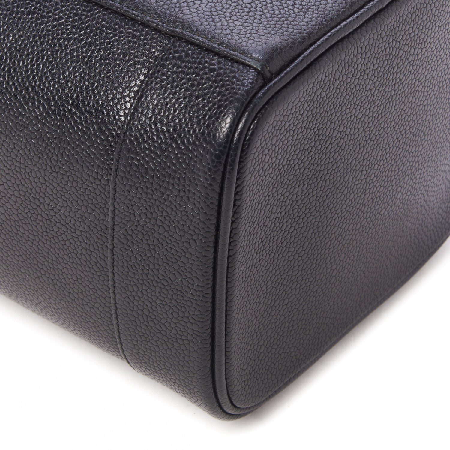 Chanel Caviar Vanity Cosmetic Case Black 6 of 9