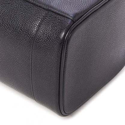 Chanel Caviar Vanity Cosmetic Case Black 6 of 9