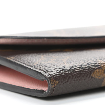 Louis Vuitton Monogram Emilie Wallet Rose Ballerine 8 of 9