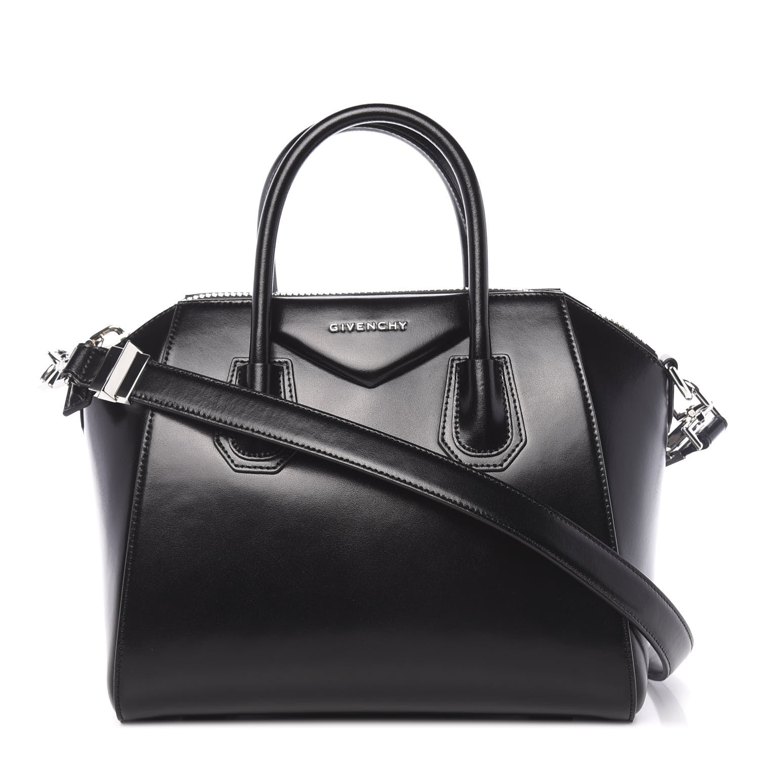 Givenchy Shiny Lord Calfskin Small Antigona Black 1 of 10
