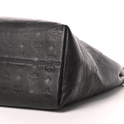 MCM Calfskin Ottomar Large Klara Hobo Black 10 of 12