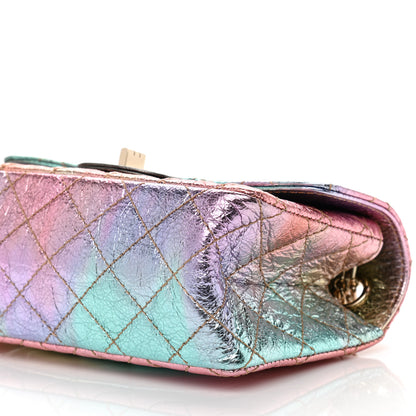 Chanel Metallic Goatskin Quilted Mini 2.55 Reissue Flap Multicolor 9 of 10