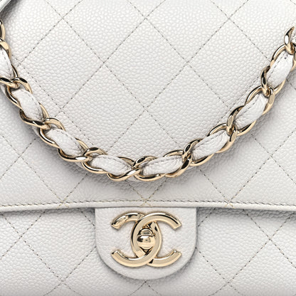 Chanel Caviar Quilted City Walk Flap Light Grey 8 of 10
