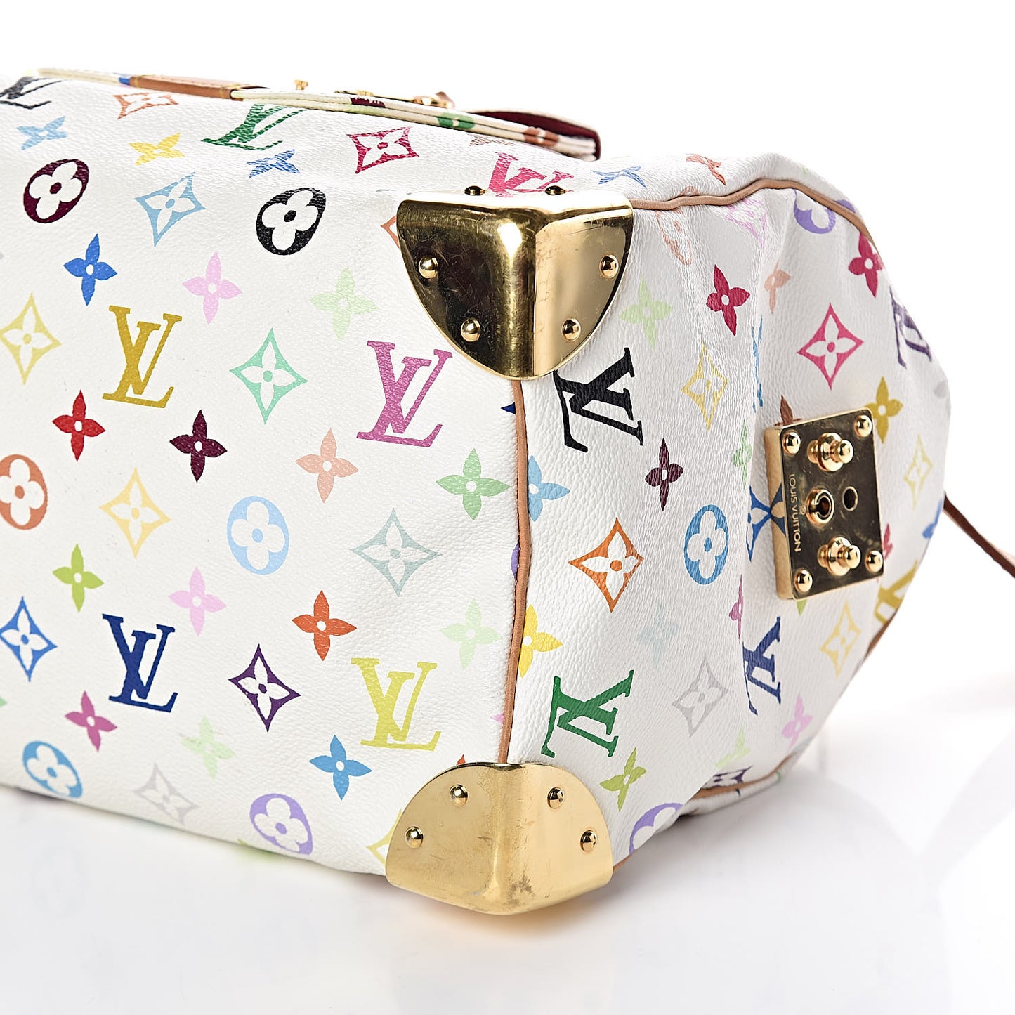 Monogram Multicolor Speedy 30 White