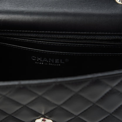 Chanel Lambskin Quilted Mini Rectangular Flap Black 8 of 10