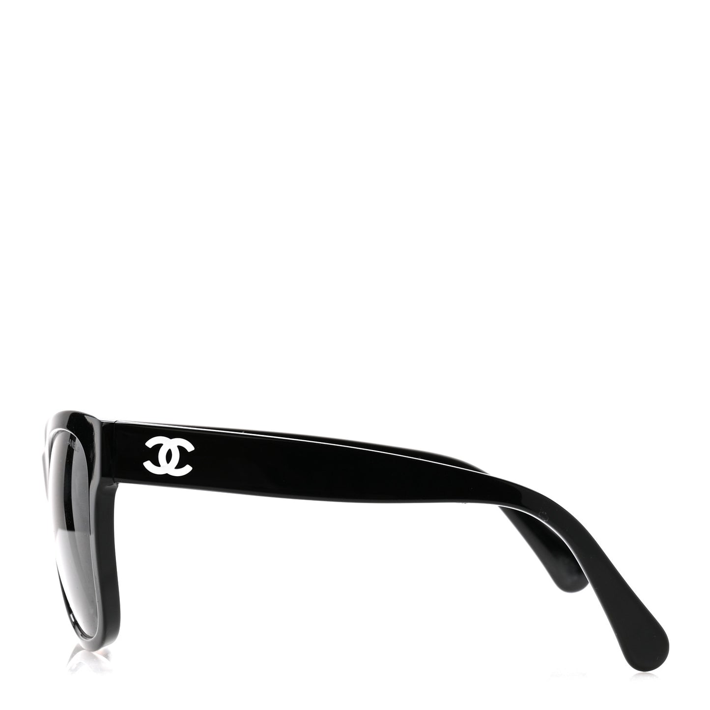 Acetate Square CC Sunglasses 5380-A Black