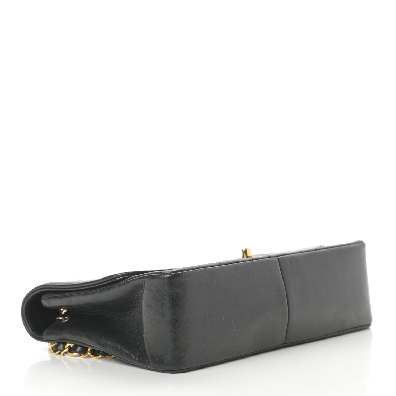 Chanel Lambskin Quilted Medium Single Flap Black 4 of 14
