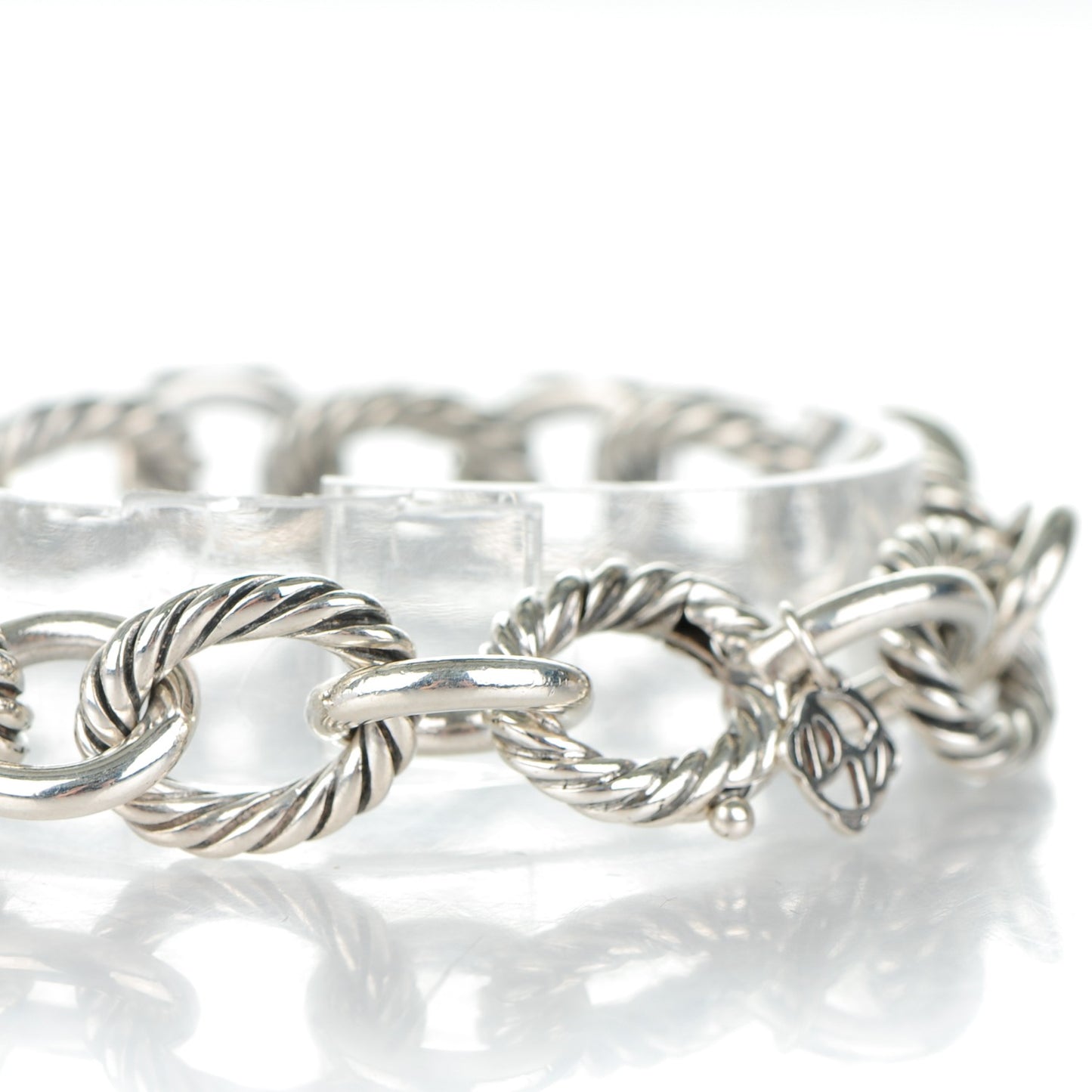 Sterling Silver 12mm Large Oval Link Bracelet